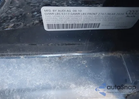 2011 Audi A6 3.0 Premium из США, поврежденный, VIN WAUFGAFB3BN003515